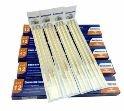 1 Pack / 12PCS 4.0mm 5/32 Holzfforma  Sharpeners Chainsaw Saw Chain Files Gold 