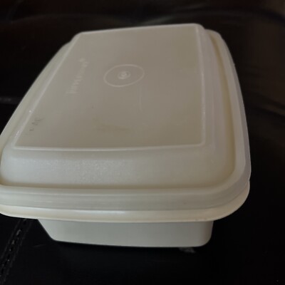 Tupperware Vintage Freeze N Save Ice Cream/Brownie  Keeper Container W/lid