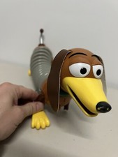 Disney Toy Story Slinky Dog Toy Plastic Stretch Figure missing one paw - read 