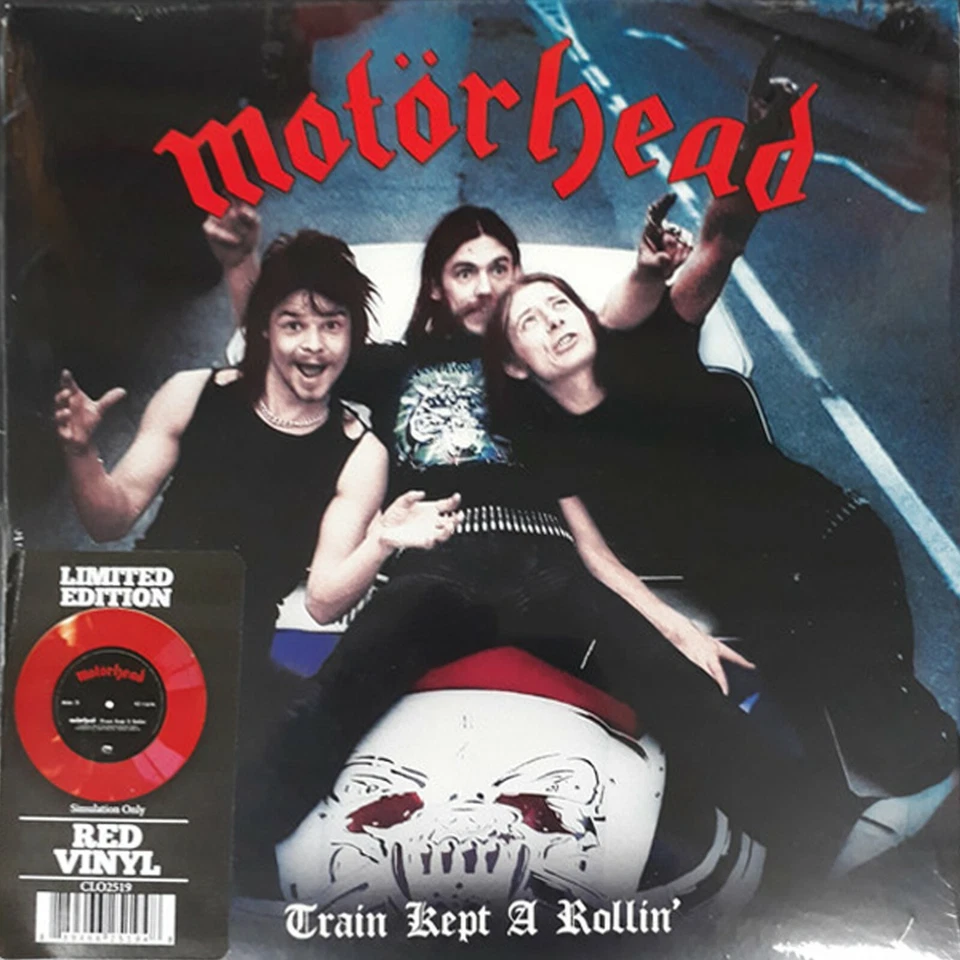 MOTORHEAD 7" Train Kept A Rollin' / Nothing Else Matters RED VINYL Limited Edn. - Image 2 of 4