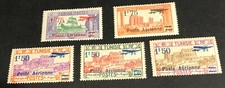 TIMBRES TUNISIE NEUFS 1920 1930 POSTE AERIENNE