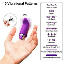 2023 upgraded Finger Vibrator G-spot Clit Massager Stimulator Sex Toys for Women