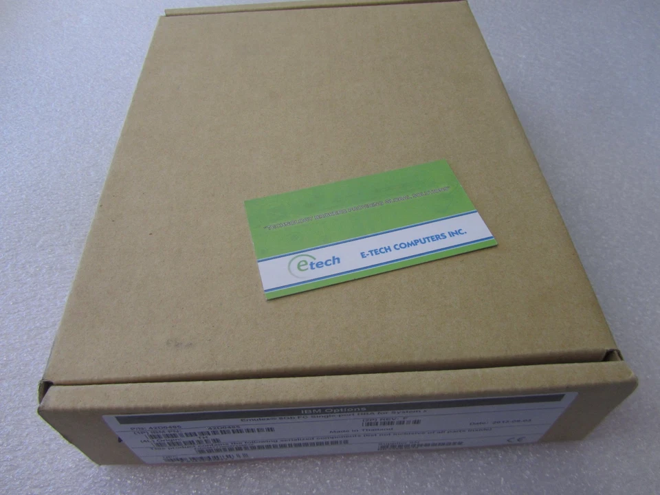 42D0485 / FRU 42D0491- Emulex 8Gb FC Single-port HBA, Emulex LightPulse LPe12000 - Image 2 of 3
