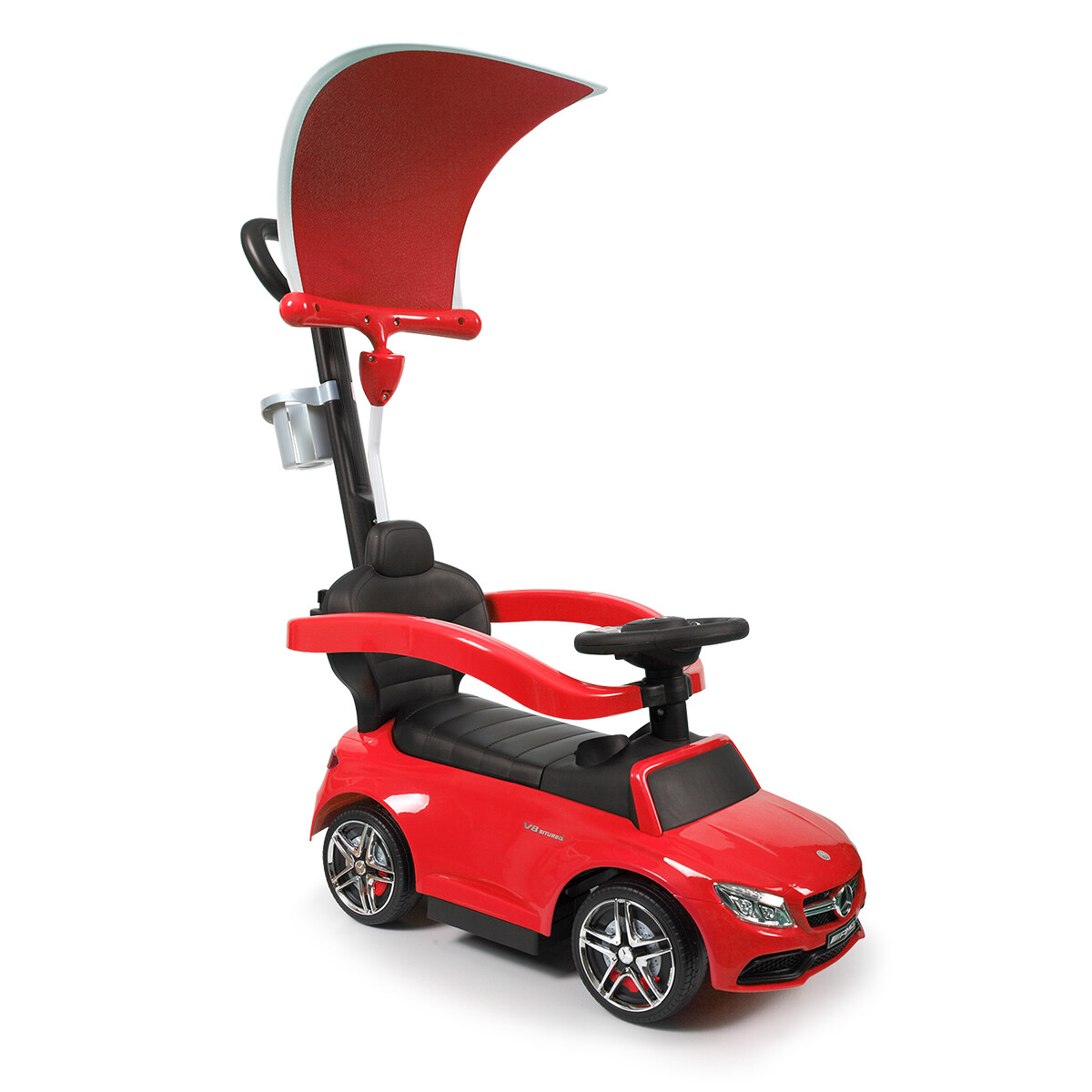baby push car with canopy