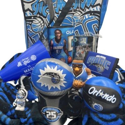 ORLANDO MAGIC Huge Fan Bundle LOT Blanket Mug Duck Wallet Ball Cup Bag