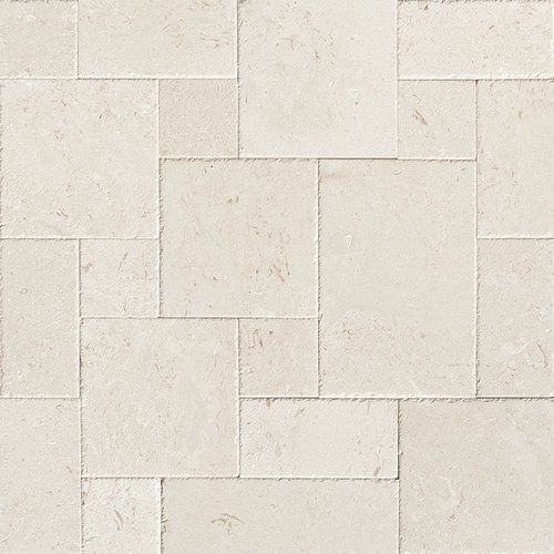 Sample of Antique Jerusalem Hebron (Shellstone) Limestone Floor Tiles ...