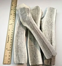 BEST VALUE! 2 POUNDS of Seasoned Elk/Deer Split Antler Dog Chews - XL and JUMBO