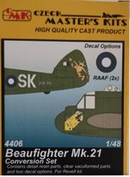 MW22 Cmk 4406 Dap Beaufighter MK.21 Conversion Set 1/48 ZubehÖR