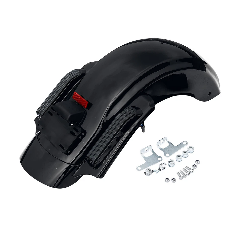 Alforja estirada de 5"/guardabarros trasero apta para Harley Electra Road Glide 2014-2023 Foto 4 de 4