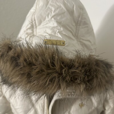 2000s Vintage Faux Fur Hood Winter Puffer Jacket By South Pole | eBay