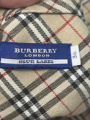 Vintage BURBERRY Blue Label Skirt Nova Check 36/ S Skirt
