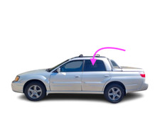 Fits: 2003-2007 Subaru Baja 4D Crew Cab Rear Left Driver Side Door Window Glass