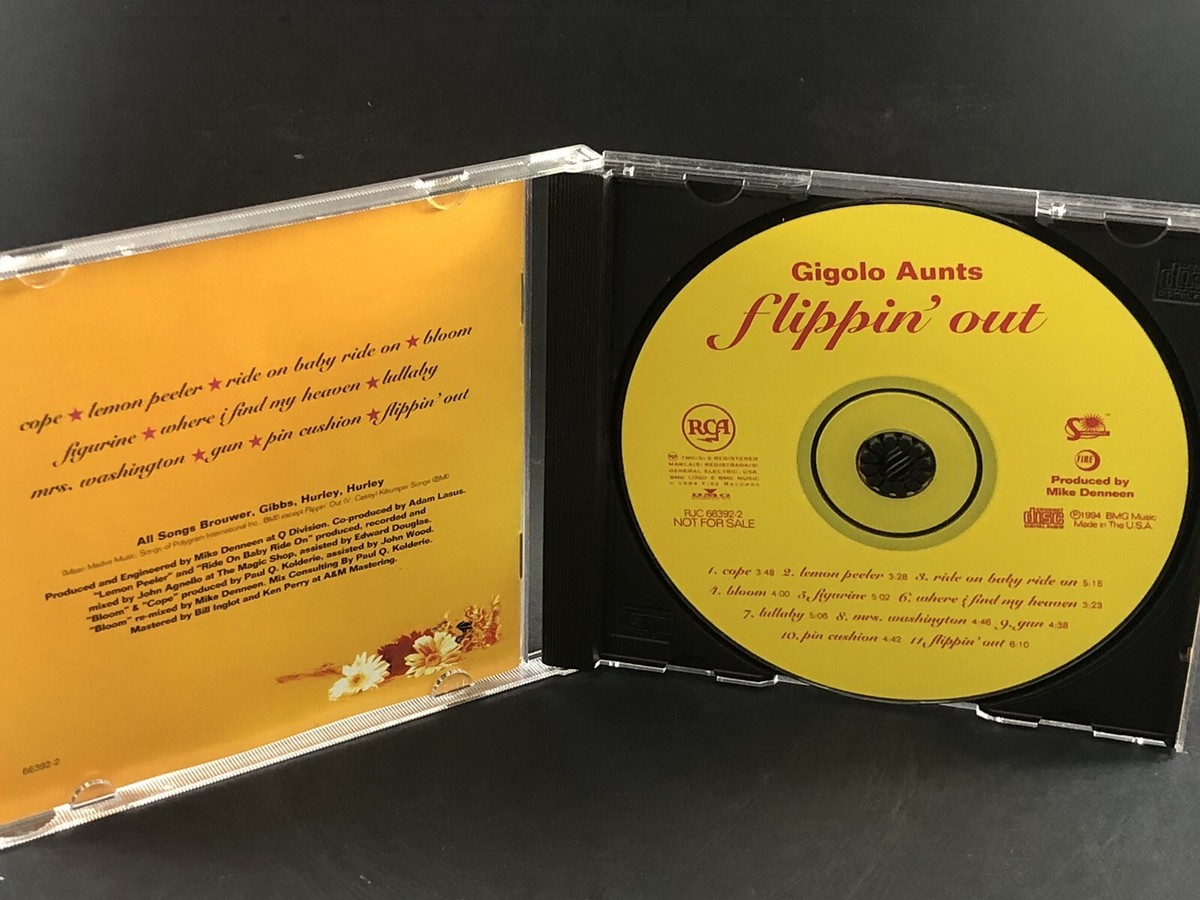 Gigolo Aunts, Flippin' Out CD, MULTIPLE CD'S SHIP FREE, SEE STORE