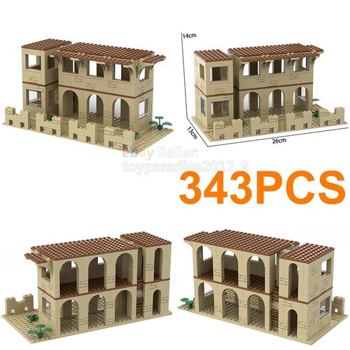 Bloques de construcción sin usar, en caja, fortaleza del desierto militar fortaleza búnker ruinas hágalo usted mismo 1015 - Imagen 1 de 24