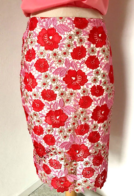 Patrizia Pepe Rock Spitzenrock Gr. 36  / 42 IT  NEU