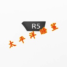 Original NEW Fuselage Body Nameplate Logo Model Number Symbol For Canon EOS R5