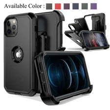 For iPhone 11 /11 Pro Max Case Shockproof Cover Screen Protector & Belt Clip