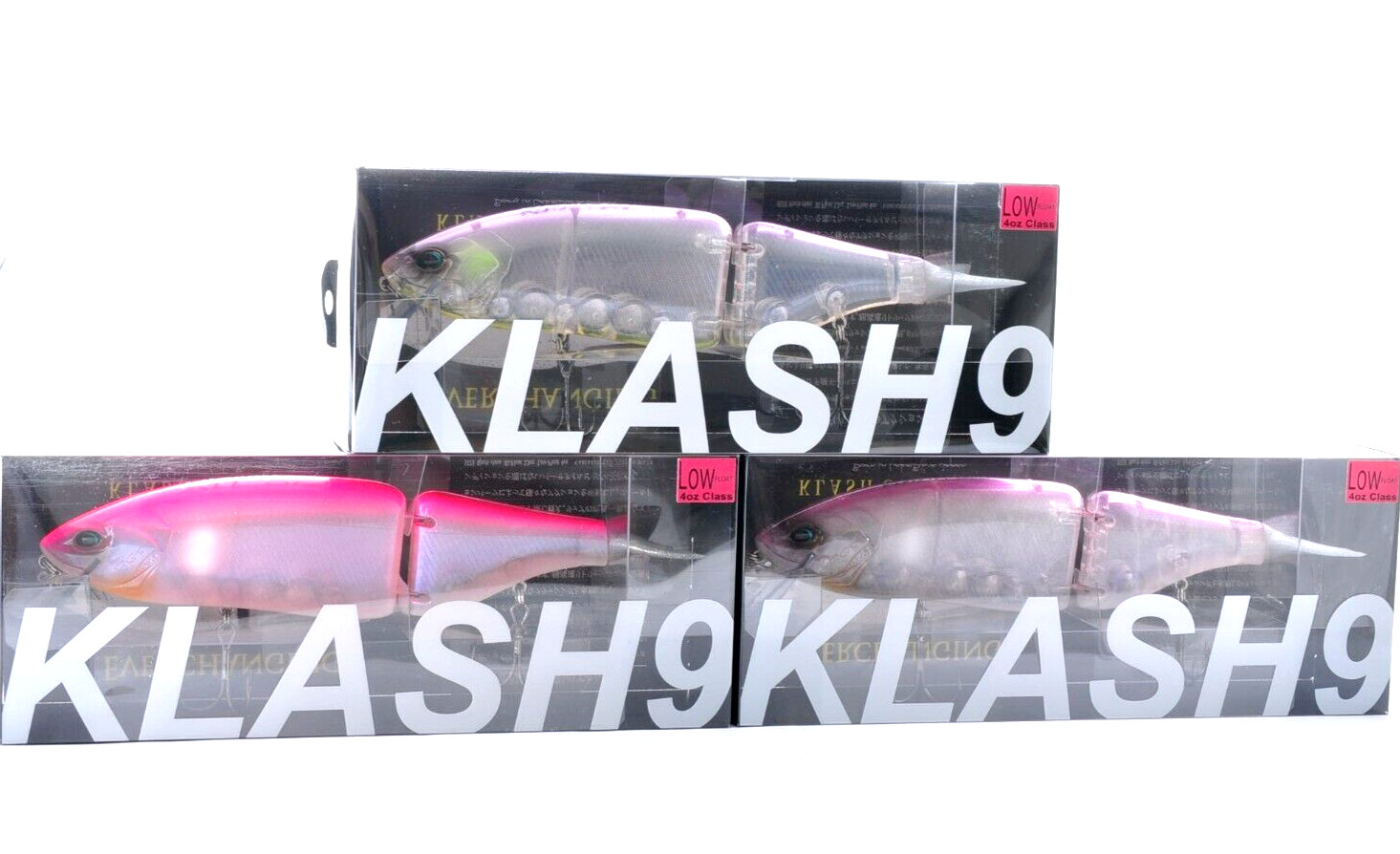 DRT KLASH9 Hasegawa Pink ver.1 2 3 Low Float 4oz Big Swimbait Fishing Lure JAPAN - Image 1