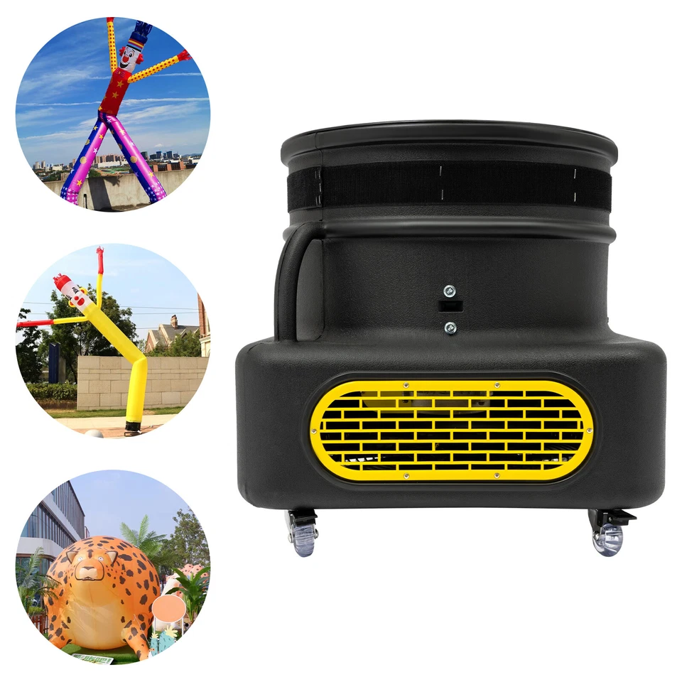 Ventilador soplador de aire eléctrico 750 W para bailarín inflable 3400 RPM Foto 2 de 4