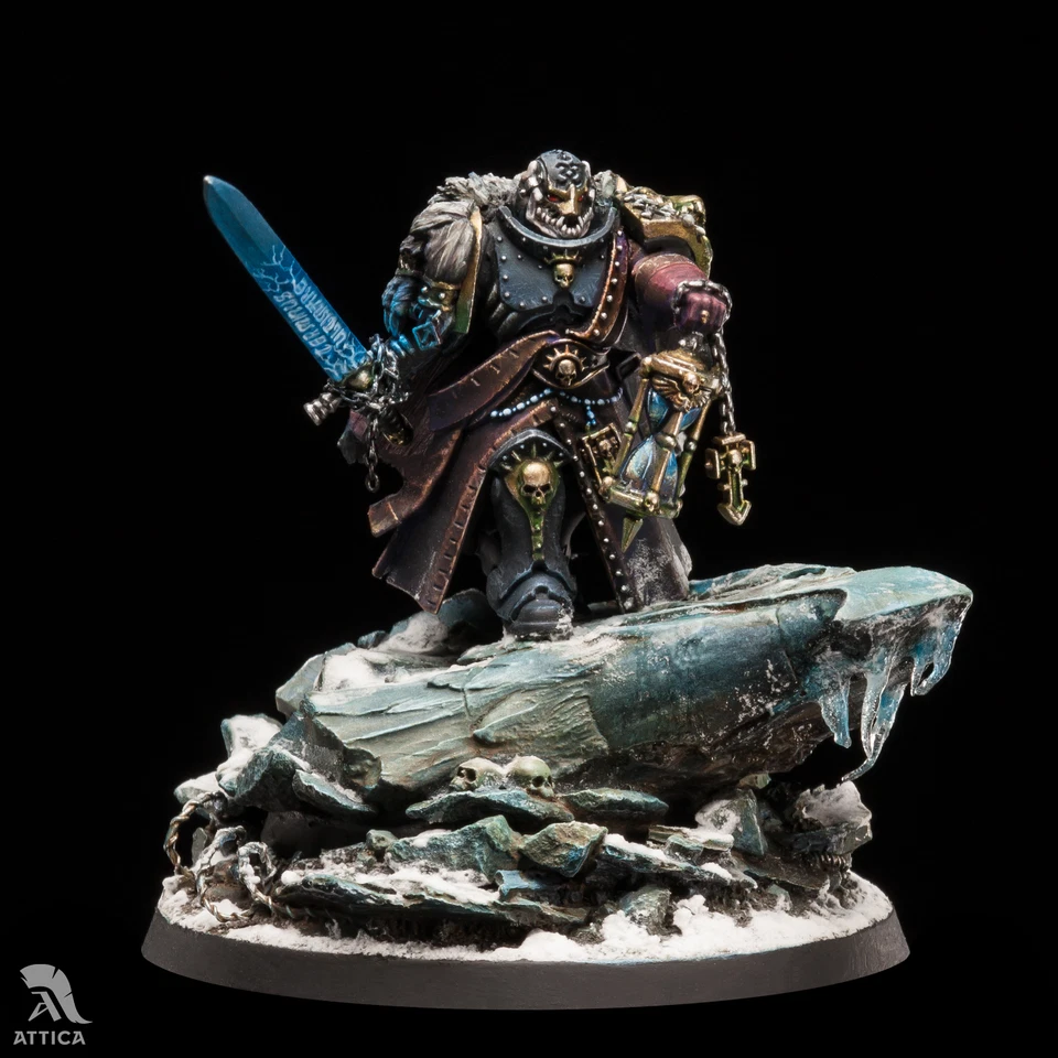 Judiciar Space Wolves painted figure Warhammer 40k Pre-Sale | Museum - Image 2 of 4