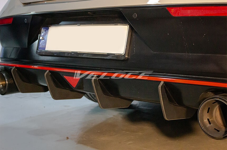 2024+ Hyundai Elantra N VELOCE Rear Diffuser Fins Extension Kit ...