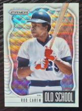 2021 Panini Prizm - Old School Rod Carew #OS-5 White Wave Prizm