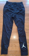 Nike Air Jordan Jumpman THERMA-FIT Black Size LG 12-13 Yr Joggers Pants