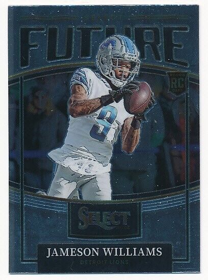 JAMESON WILLIAMS 2022 PANINI SELECT FUTURE #7 RC ROOKIE DETROIT LIONS MINT