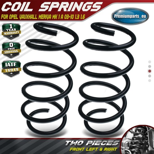 2x Coil Springs Front Suspension for Opel Vauxhall Meriva MK 1 A RH2683