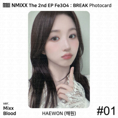 NMIXX The 2nd EP Fe3O4 : BREAK Official Photocard Haewon Sullyoon