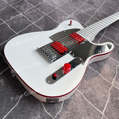 John 5 Ghost TL Electric Guitar, Mahogany Body with Red Trim, Kill Switch