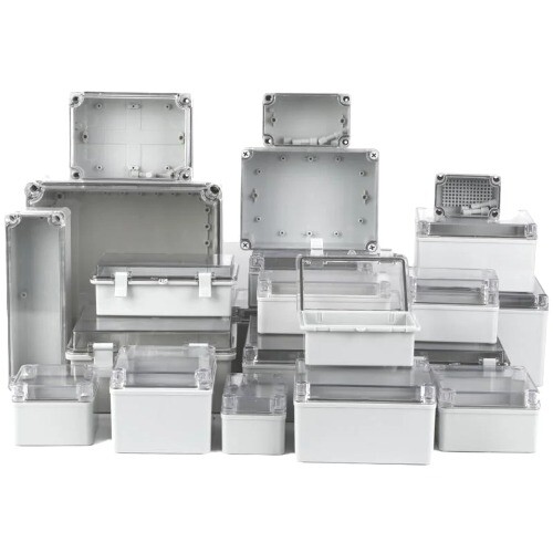 Außen ABS Kunststoff Elektro Boxen Transparent Abdeckung Instrumentenanschlussdose - Bild 1 von 45