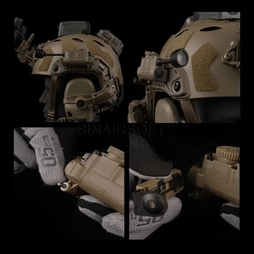 Tactical Sidewinder Helmet Lamp Mount FAST Helmet Red/Green/Blue/IR IFF Signal - Picture 13 of 20