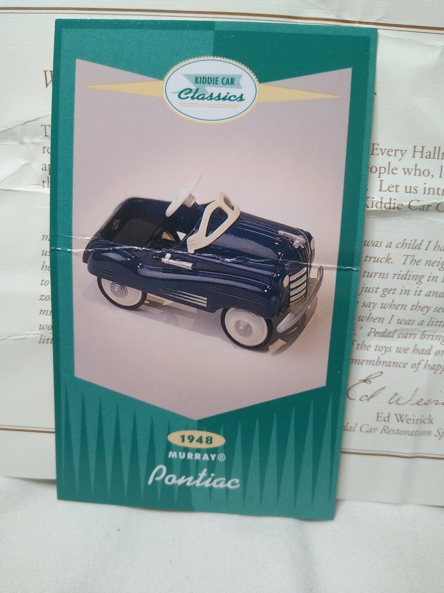 キディカー　クラシック　ポンティアック Hallmark Kiddie Car Classics 1945 Pontiac Blue. NIB | eBay