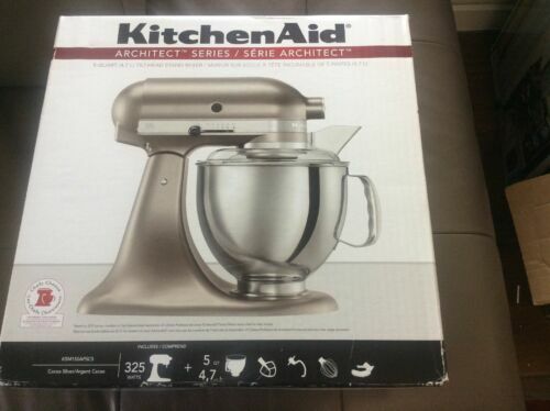 Kitchenaid Ksm150apscs Architect 5 Qt Stand Mixer Cocoa Silver