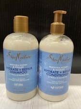 Set - SHEA MOISTURE Manila Honey + Yogurt Hydrate + Repair SHAMPOO/CONDITIONER