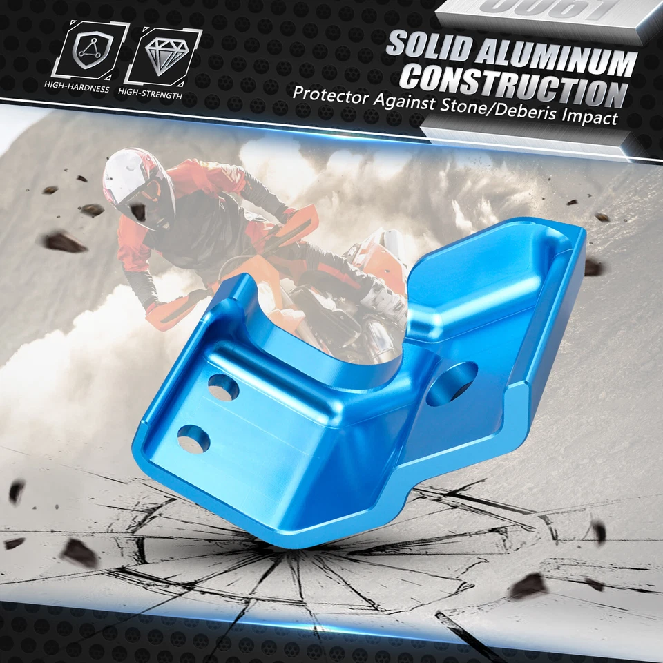 Protector de pierna de horquilla inferior derecha CNC para Husqvarna TE125 TE150 TE250 TE300 2016-2025 Foto 3 de 4