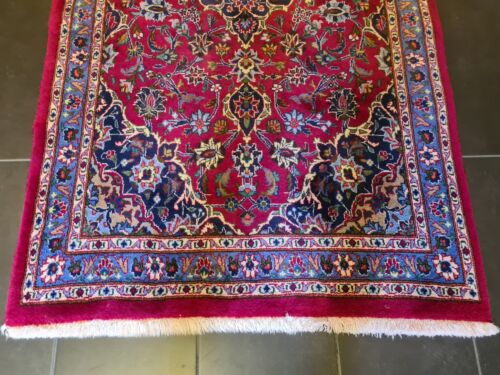 Feiner Königlicher Handgeknüpfter Perser Teppich Keshan Orientteppich 210x107cm - Bild 14 von 24