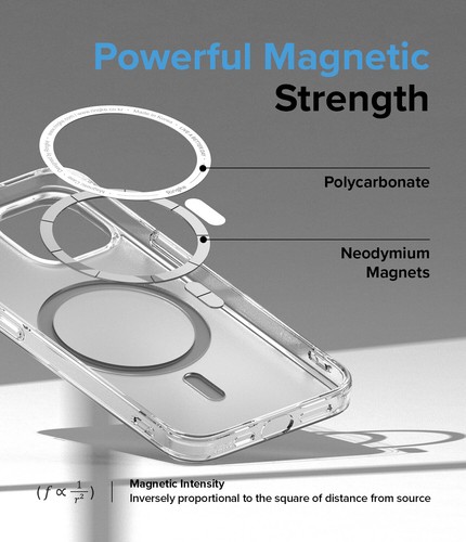 Funda transparente mate Ringke [Fusion Magnetic] iPhone 14 Pro Max / Pro / Plus / 14 - Imagen 30 de 49