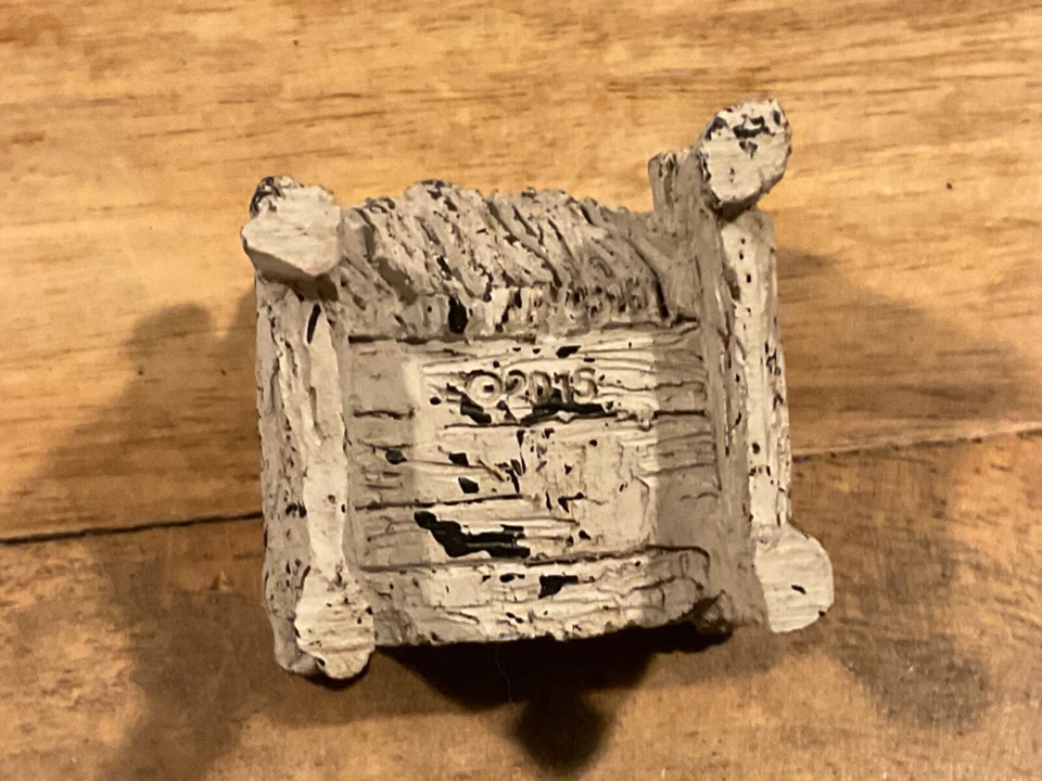 СКАЗОЧНЫЙ САД МИНИАТЮРНЫЙ ДЕРЕВЕНСКИЙ ДЕРЕВЯННЫЙ СТИЛЬ ЦВЕТОЧНЫЙ СТУЛ НОВЫЙ - Изображение 3 из 4