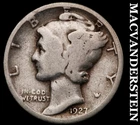 1927 Silver Mercury Dime - Scarce  Better Date  No Reserve  #i1835