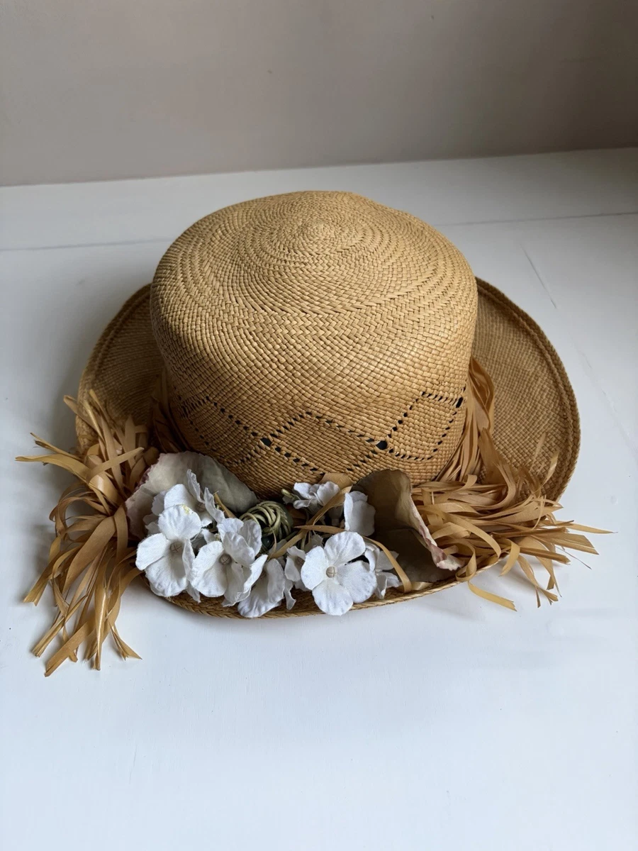Straw Vintage Hats for Women for sale | eBay display picture 2