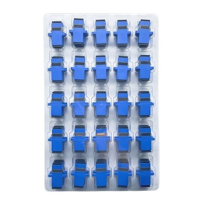 50 PCS SC/UPC Single Mode Simplex Fiber Optic Adapter Female to Female Coupler