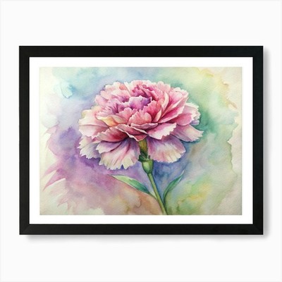 Carnation Art Print Framed Wall Art Poster Canvas Print Picture