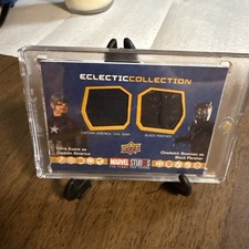 Upper Deck Eclectic Collection Chris Evans And Chadwick Boseman Achievement