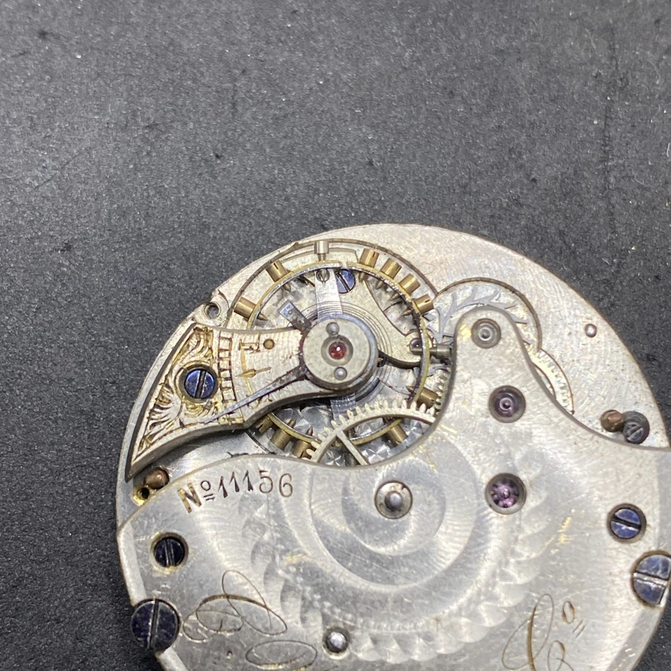 Cyma Pocket Watch Movement Size 6s Hunter Antique Repair Parts F8140 - Image 4 of 4
