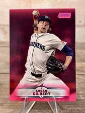 2025 Topps Stadium Club - Logan Gilbert #158 Pink Foil