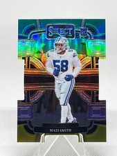 2023 Panini Select Mazi Smith RC #27 Green & Yellow Prizm Die-Cut Cowboys Rookie