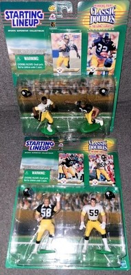 2-Jack Lambert Jack Ham/Jerome Bettis Franco Harris SLU Pittsburgh Steelers Lot