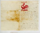 Civil War Caricature design patriotic letter paper